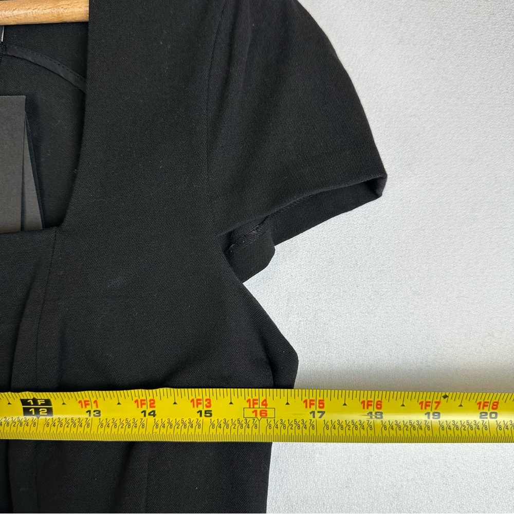 Banana Republic Sloan Dress Black Sz10 LBD Stretch NWT Cocktail Party Office - Picture 10 of 11